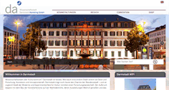 Desktop Screenshot of darmstadt-tourismus.de