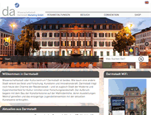 Tablet Screenshot of darmstadt-tourismus.de